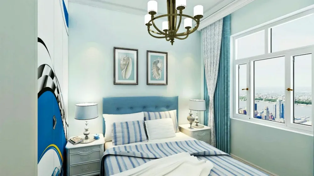 力天装饰 融科瀚棠91㎡ 地中海风格