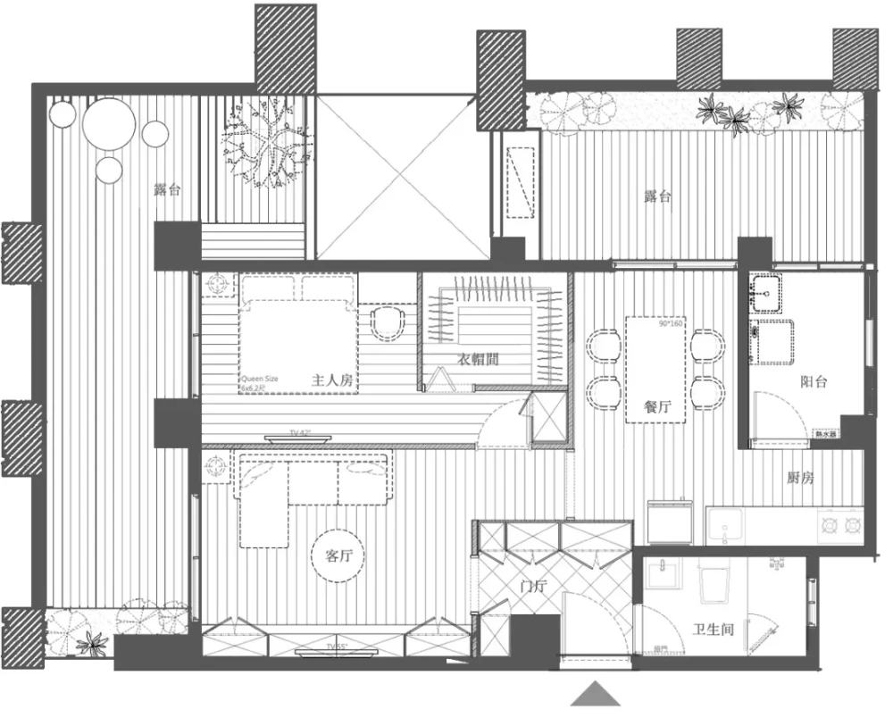 60㎡的小户型装修案例，住出200㎡的高级感