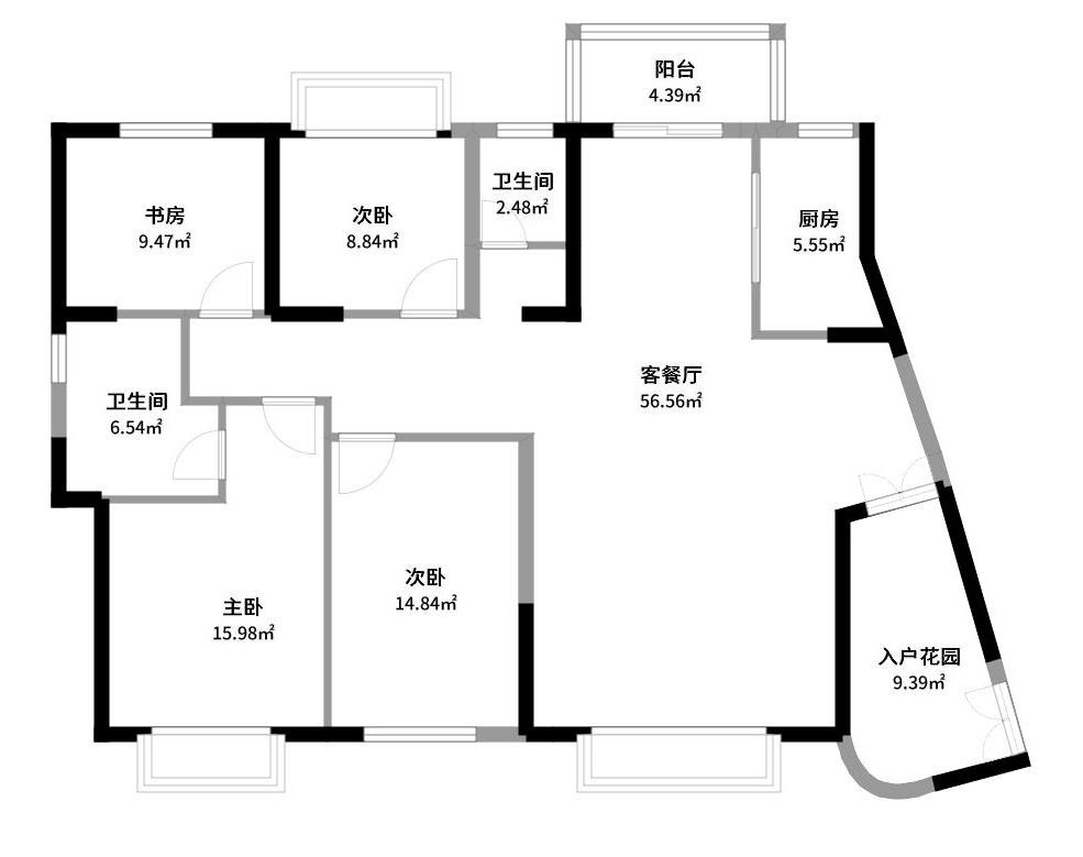 中式风格三室一厅