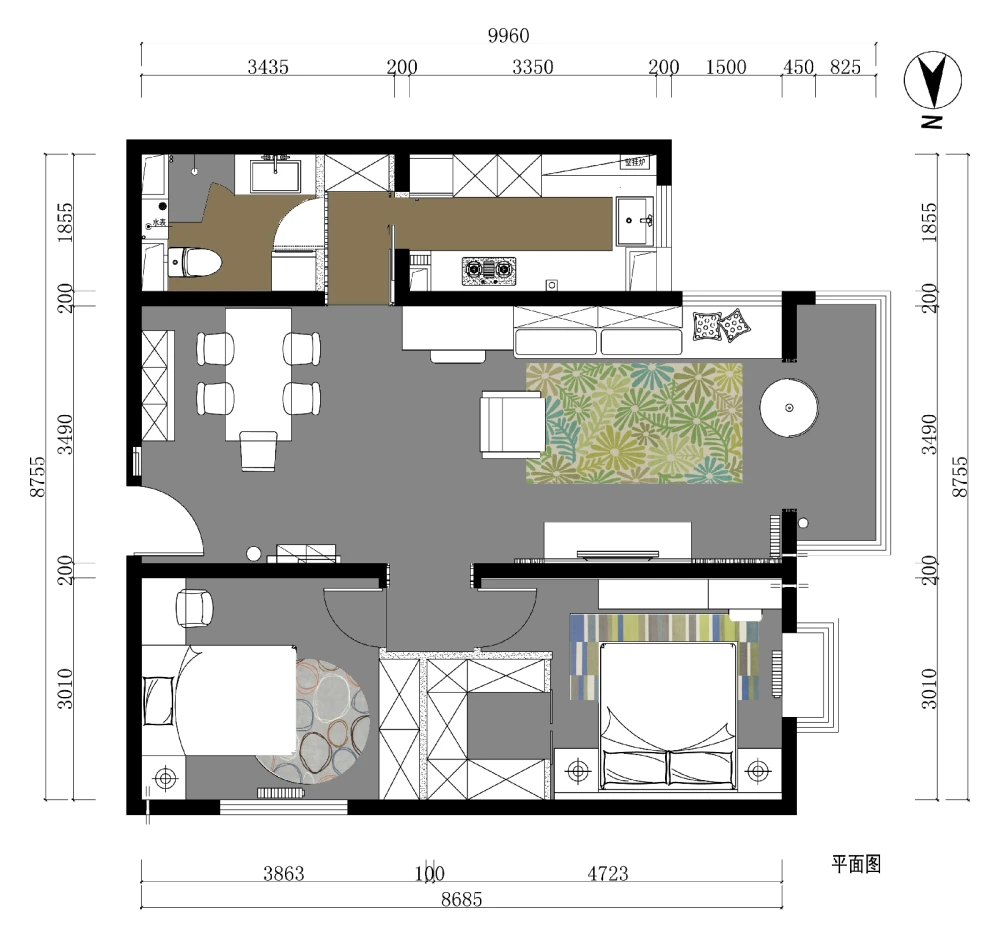 【108平现代风格】公寓改造项目
