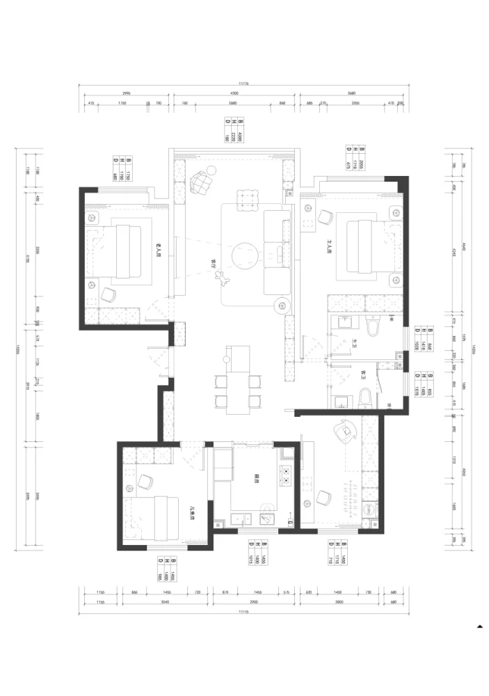 世园林逸143平米现代简约