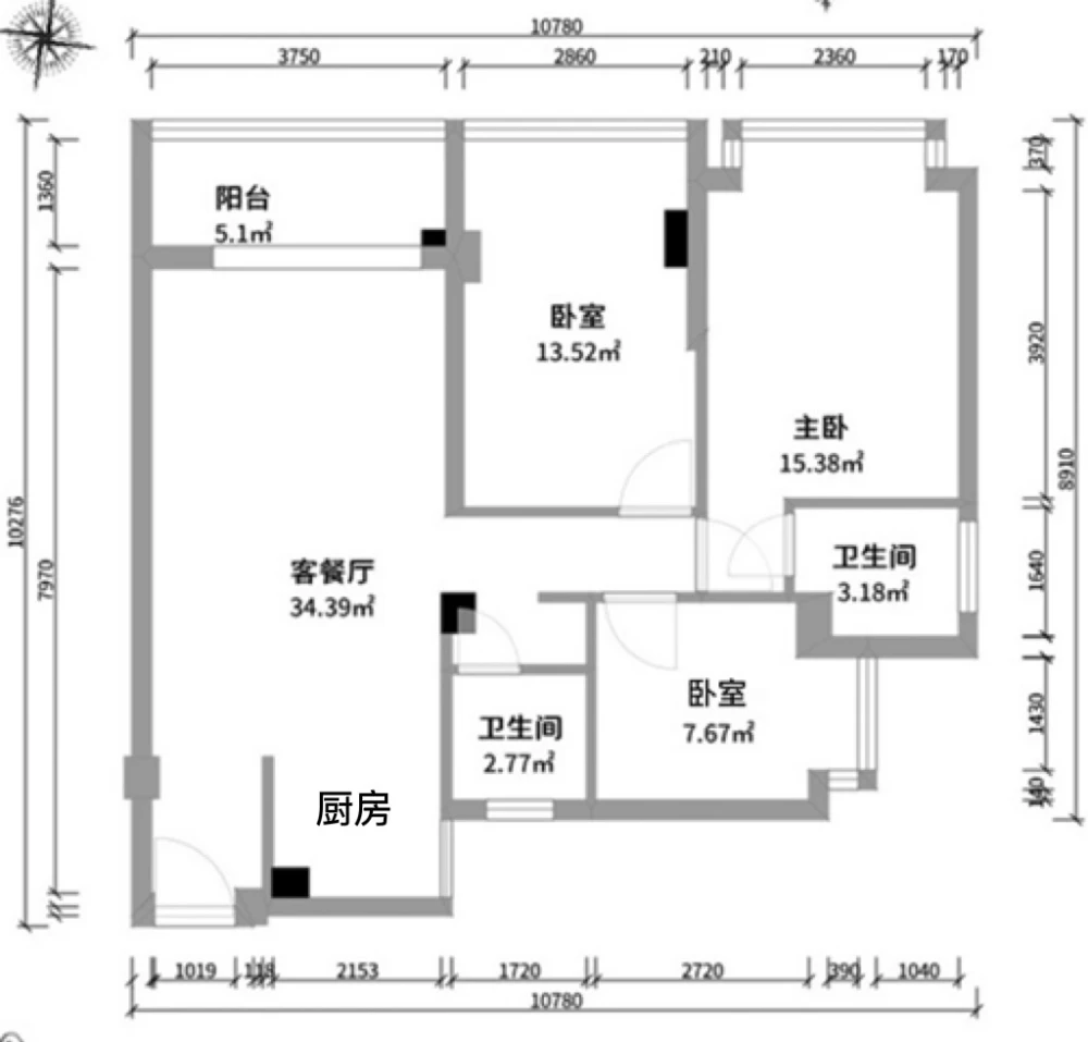 83㎡暖咖系空间，让心灵回归家的温暖